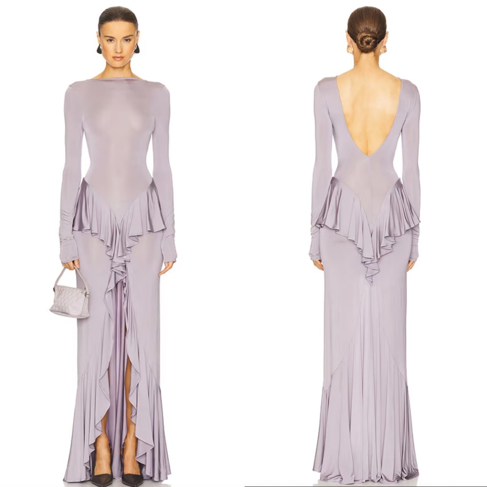 Helsa Amala Jersey Maxi Dress in Lavender Size Large NEW! New with tags! - Picture 4 of 11